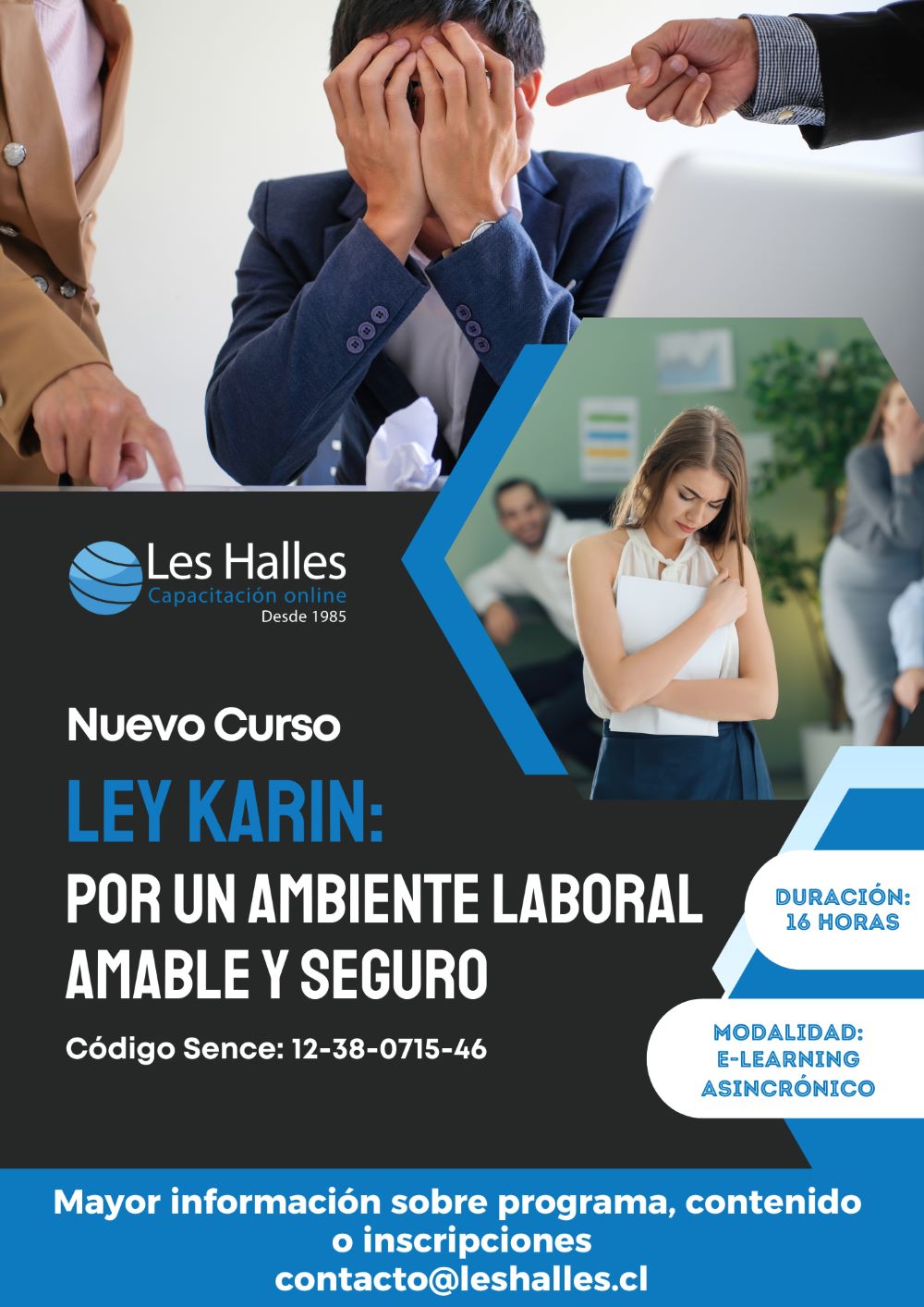 Curso Ley Karin: Por Un Ambiente Laboral Amable y Seguro